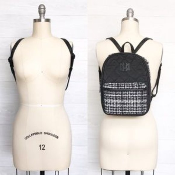 New with tags Badgley Mischka Big Diamond Quilted Nylon - Picture 9 of 9